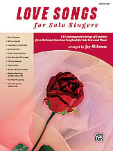 Love Songs for Solo Singers Vocal Solo & Collections sheet music cover Thumbnail